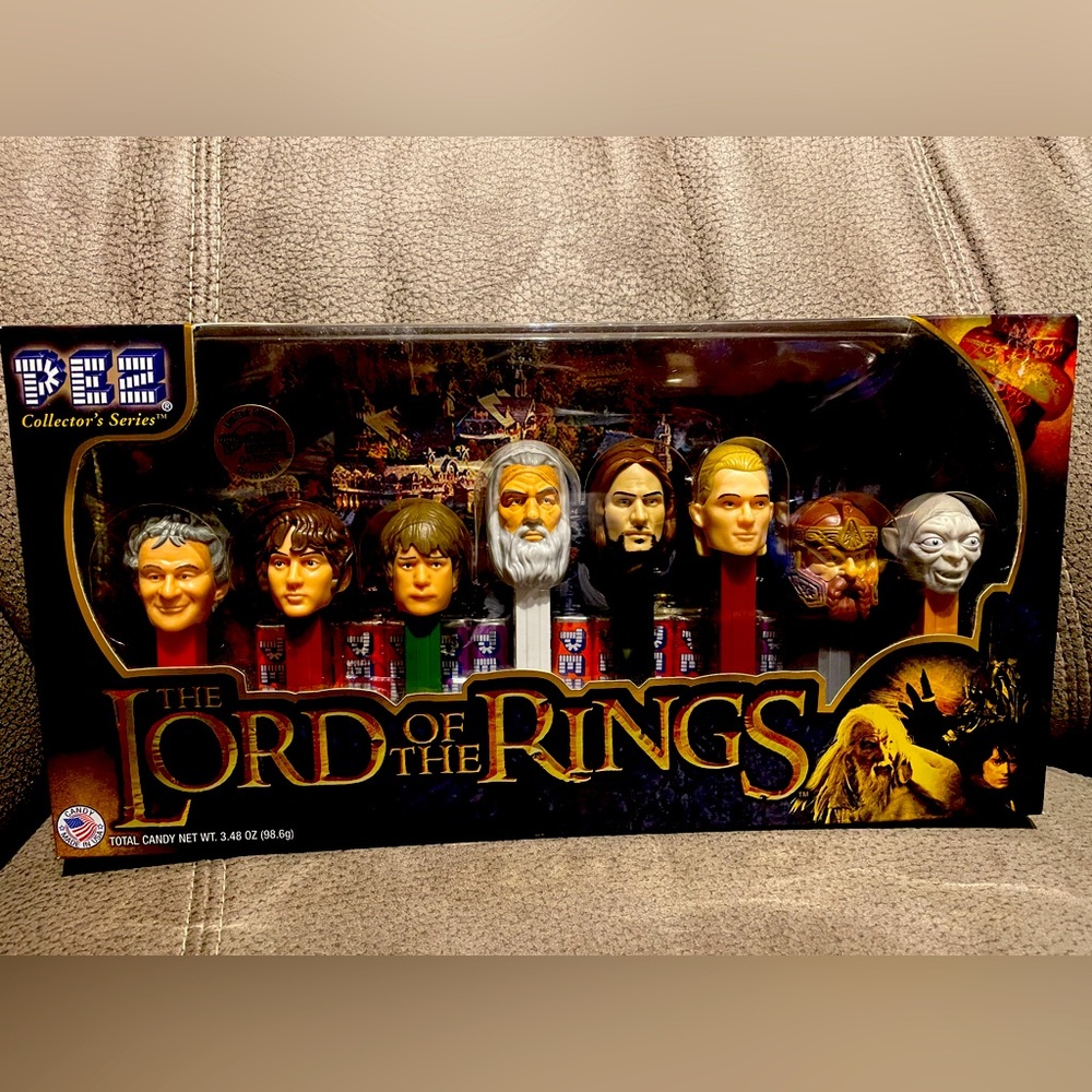 PEZ Lord of the Rings collectors series.  New unopened.